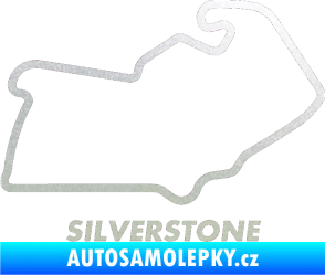 Samolepka Okruh Silverstone pískované sklo