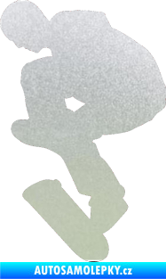 Samolepka Skateboard 002 levá pískované sklo