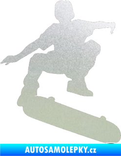 Samolepka Skateboard 004 pravá pískované sklo