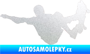 Samolepka Skateboard 007 levá pískované sklo