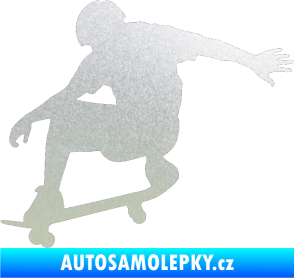 Samolepka Skateboard 012 levá pískované sklo