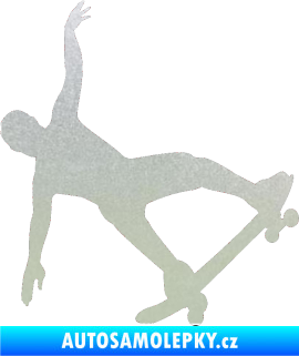 Samolepka Skateboard 013 pravá pískované sklo