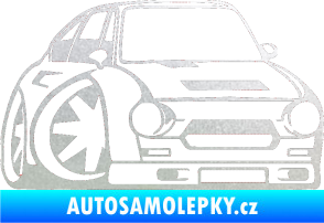 Samolepka Škoda 110r karikatura pravá pískované sklo