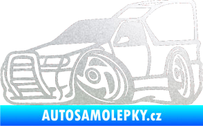 Samolepka Škoda Felicia pickup karikatura levá pískované sklo