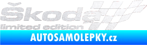 Samolepka Škoda limited edition pravá pískované sklo