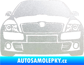 Samolepka Škoda Octavia 2 karikatura  pískované sklo