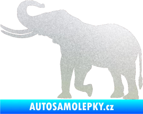 Samolepka Slon 003 levá pískované sklo
