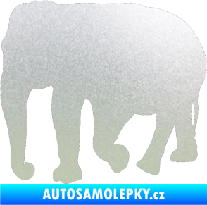 Samolepka Slon 018 levá pískované sklo
