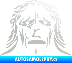 Samolepka Sněžný muž pískované sklo