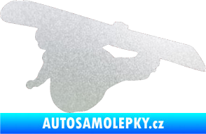 Samolepka Snowboard 007 levá pískované sklo