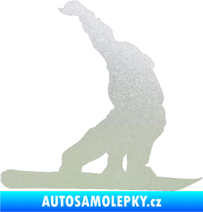Samolepka Snowboard 011 pravá pískované sklo