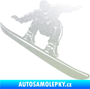 Samolepka Snowboard 038 levá pískované sklo