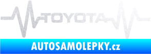 Samolepka Srdeční tep 022 toyota pískované sklo