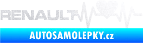Samolepka Srdeční tep 041 levá Renault pískované sklo