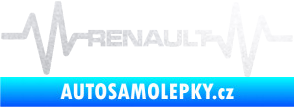 Samolepka Srdeční tep 042 Renault pískované sklo
