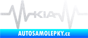 Samolepka Srdeční tep 049 Kia pískované sklo