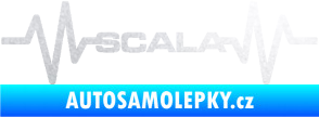 Samolepka Srdeční tep 075 Scala pískované sklo