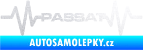 Samolepka Srdeční tep 076 Volkswagen Passat pískované sklo