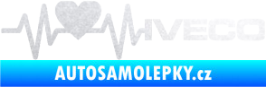 Samolepka Srdeční tep 088 pravá Iveco pískované sklo