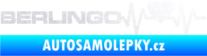Samolepka Srdeční tep 092 levá Berlingo Citroen pískované sklo