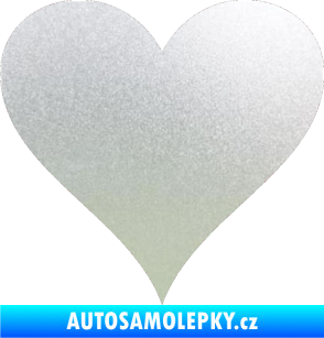 Samolepka Srdíčko 001 pískované sklo