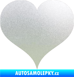 Samolepka Srdíčko 003 pískované sklo