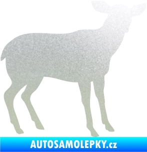 Samolepka Srna 001 pravá pískované sklo