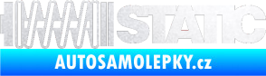 Samolepka Static 001 pískované sklo