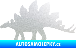 Samolepka Stegosaurus 001 levá pískované sklo
