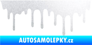Samolepka Stékající skvrna 008 levá pískované sklo