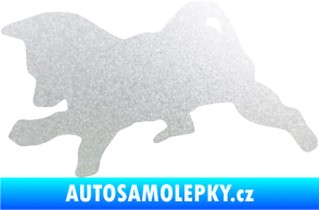 Samolepka Štěňátko 002 levá německý ovčák pískované sklo