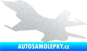 Samolepka Stíhací letoun 004 levá pískované sklo