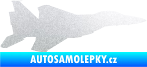 Samolepka Stíhací letoun 006 pravá pískované sklo
