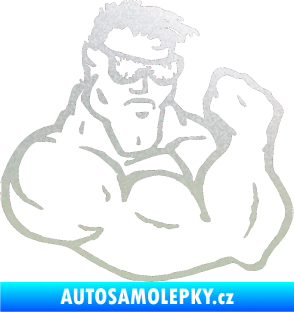 Samolepka Svalovec pravá pískované sklo