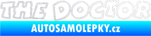 Samolepka The Doctor obrys pískované sklo