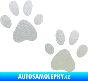 Samolepka Tlapky 011 pískované sklo