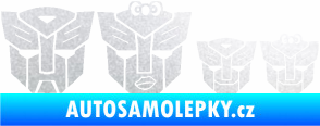 Samolepka Transformers 001 rodinka v autě pískované sklo