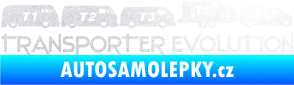 Samolepka Transporter evolution - pravá pískované sklo