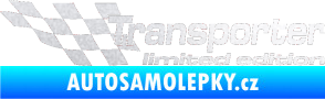 Samolepka Transporter limited edition levá pískované sklo
