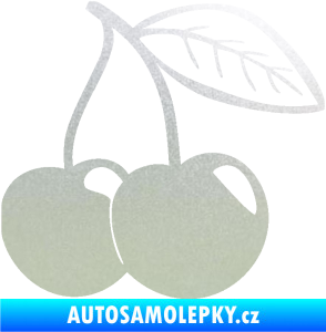 Samolepka Třešně 003 pravá pískované sklo