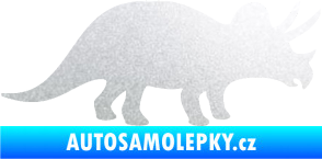 Samolepka Triceratops 001 pravá pískované sklo