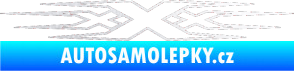 Samolepka Triple x pískované sklo