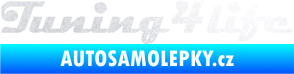 Samolepka Tuning for life nápis pískované sklo