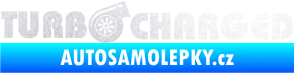 Samolepka Turbo charged nápis pískované sklo