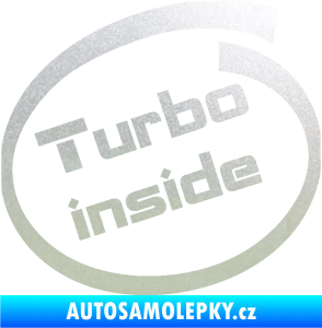 Samolepka Turbo inside pískované sklo
