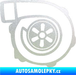 Samolepka Turbo silueta 001  pravá pískované sklo