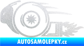 Samolepka Turbo šnek 002 levá pískované sklo