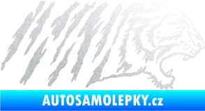 Samolepka Tygr 004 pravá pískované sklo