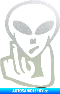 Samolepka UFO 008 levá pískované sklo