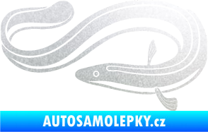 Samolepka Úhoř 001 levá pískované sklo